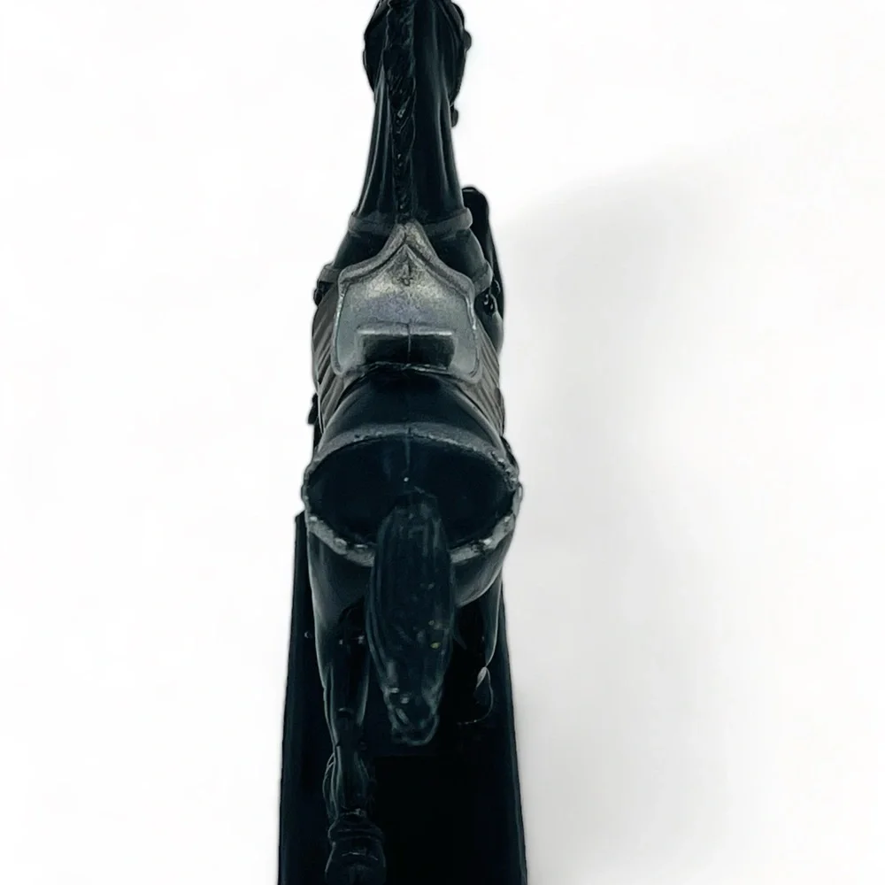 Fuliduo Toys Black Medieval Knight Horse On Stand 3.5